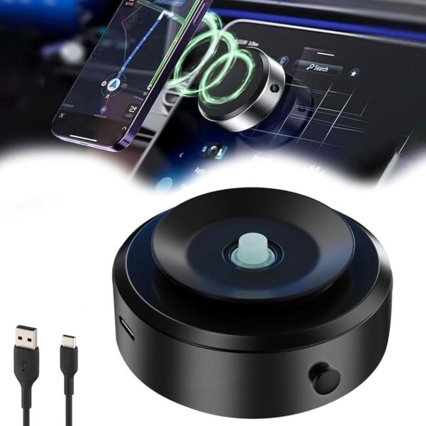 Support intelligent pour téléphone portable – Support magnétique universel double face pour voiture, fixation par ventouse, stable, pour téléphone