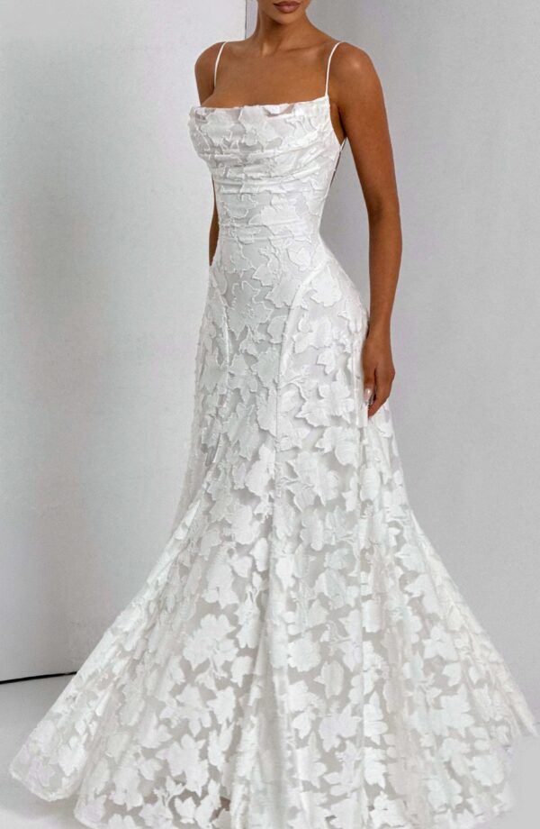 Robe longue Francis - Ivoire