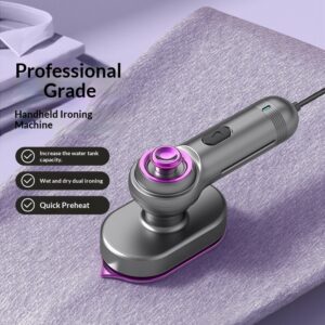 Défroisseur à vapeur portable et maniable, orientable, pour un usage domestique