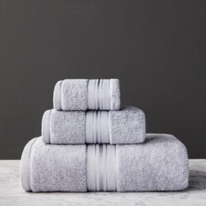 Ensemble de serviettes de bain en coton épais Pure Color – Ensemble de serviettes – Serviette de plage en pur coton – Serviette de bain pour salon de beauté
