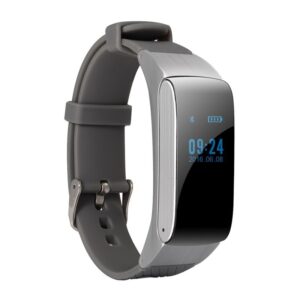 Bracelet connecté DF22 : oreillette Bluetooth multifonction, appels, écran tactile, suivi de la santé, comptage des pas et activités sportives