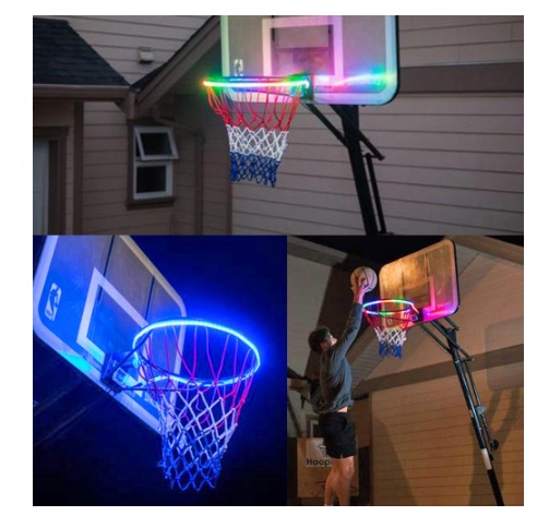 Lampe à induction pour panier de basket à changement de couleur