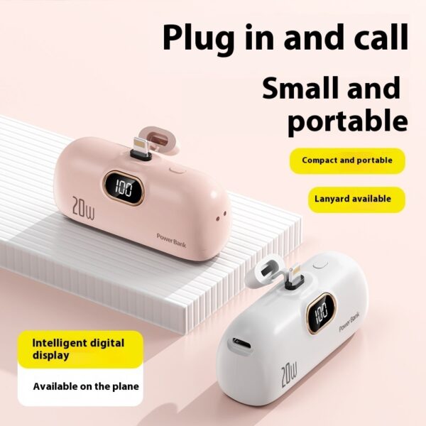 Mini-chargeur portable en forme de petite capsule