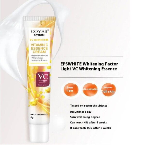 Lait VC à la vitamine C, éclaircissant et illuminateur, sensible à la lumière