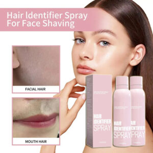 Kit de spray identifiant les poils pour le rasage du visage – Spray hydratant pour dermaplaning destiné au rasage du visage et aux soins de la peau