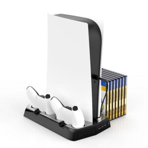 Station de recharge et de refroidissement multifonctionnelle avec ventilateur pour PS5