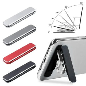 Mini support pliable pour téléphone portable « Backstick » – Support universel « Lazy Stick » – Support portable et discret pour téléphone portable