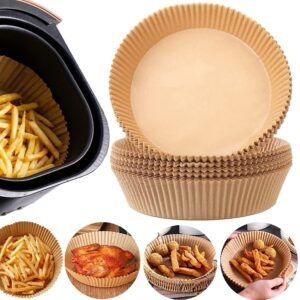 Feuilles de papier jetables pour friteuse à air chaud – Feuilles de protection jetables pour friteuse à air chaud – Accessoires de cuisine pour friteuses à air chaud, barbecues et cuiseurs à vapeur – Accessoires de cuisson résistants à l'huile