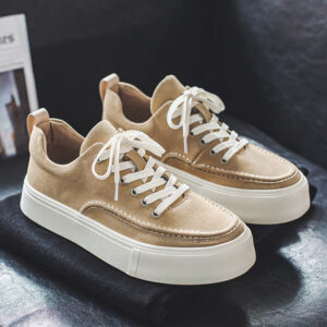 Baskets basses à semelle plate, simples – Chaussures décontractées polyvalentes
