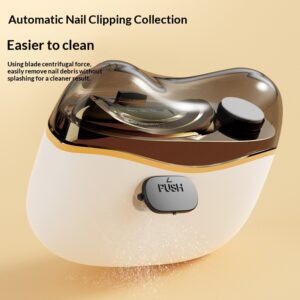 Coupe-ongles électrique portable et silencieux - Coupe-ongles sans fil rechargeable pour un usage domestique, conception sûre anti-pincement pour les ongles des mains et des pieds