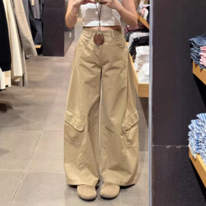 Nouveau pantalon droit amincissant à taille haute pour femme