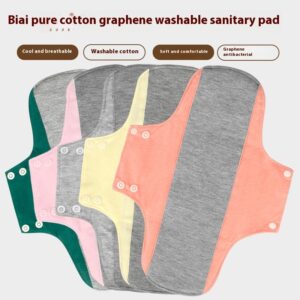 Alèse de protection en graphène, coton, antibactérienne et imperméable, pour serviettes hygiéniques et fuites urinaires chez les personnes âgées