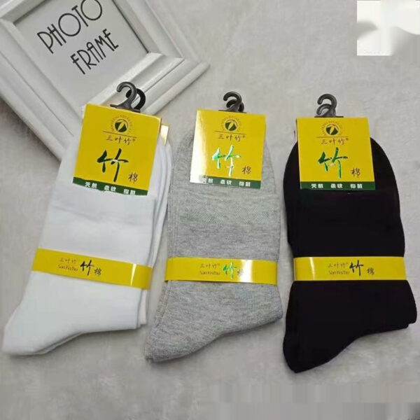 Chaussettes décontractées pour homme, en coton, absorbantes, arrivant à mi-mollet, de la marque Hsinchu
