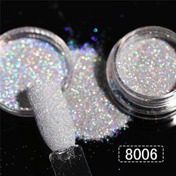 Paillettes holographiques pour ongles