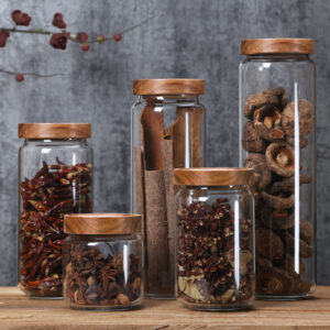 Bouteilles de conservation en verre