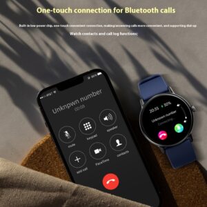 Montre de sport avec suivi intelligent de la glycémie, de la fréquence cardiaque et de la saturation en oxygène, appels Bluetooth