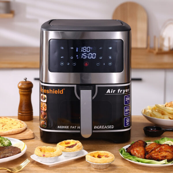 Friteuse à air chaud de grande capacité avec hublot, à usage domestique