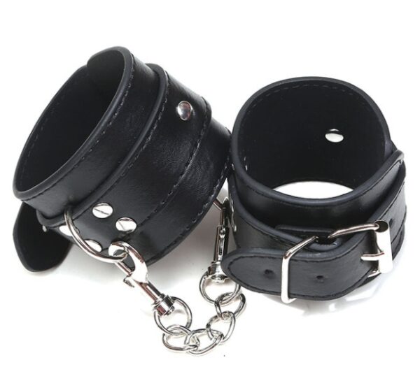 Menottes BDSM en cuir PU