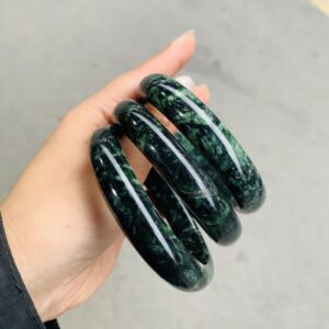 Bracelet en pierre Yaowang – Bracelet en jade vert foncé – Usine – Vente en gros – Commerce en ligne – Approvisionnement direct – Approvisionnement des étals