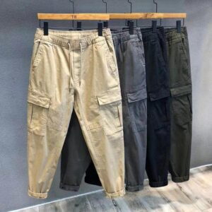Pantalons décontractés amples pour homme, pour le travail, automne