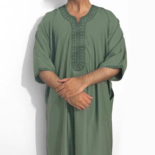 Vêtements ethniques pour hommes – Robe ample musulmane du Moyen-Orient pour hommes
